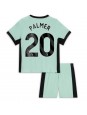 Chelsea Cole Palmer #20 Ausweichtrikot für Kinder 2023-24 Kurzarm (+ Kurze Hosen)